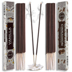 Trumiri Incense Sticks - Combo Pack of 40 Insence-Sticks - 20 Vanilla + 20 Cinnamon - Insenses - Insents - Incents - Inscense - 