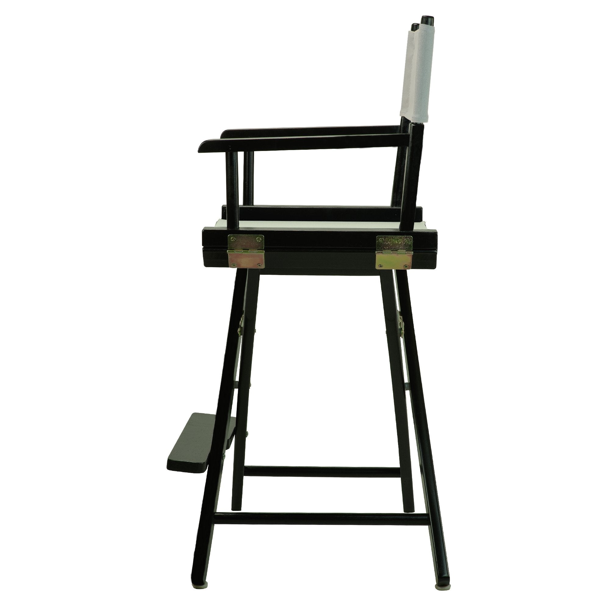 Casual Home 24&quot; Director's Chair Black Frame-with Grey Canvas, Counter Height