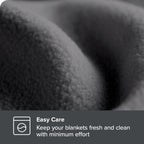 Bare Home Polar Fleece Blanket - King Blanket - Warm & Cozy - Premium Fleece Blanket - Blanket For Bed, Sofa, Camping, Travel An