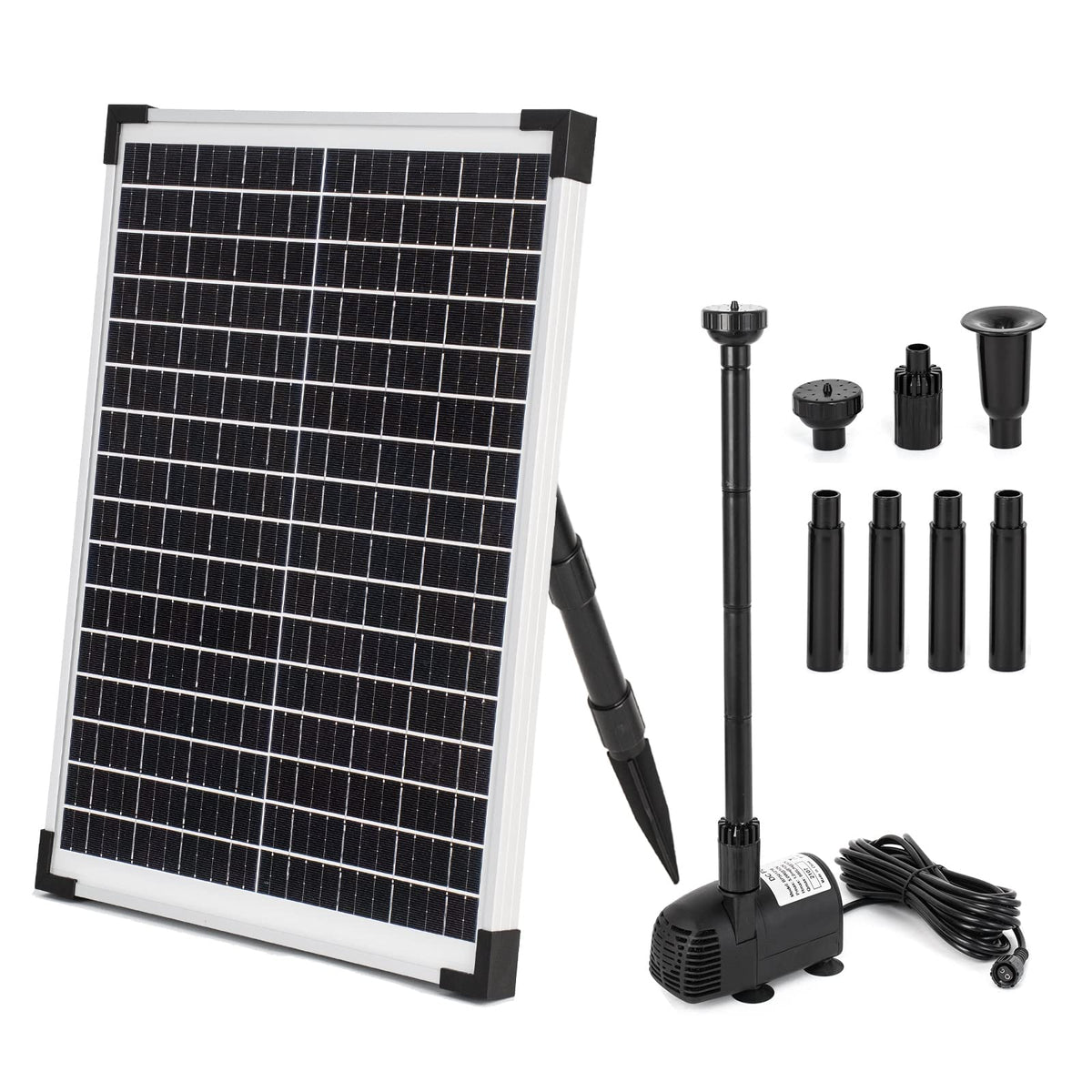 Eco-Worthy Solar Fountain Water Pump Kit 25 W, 410Gph Submersible Powered Pump And 25 Watt Solar Panel For Sun Powered Fountain,