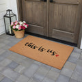 30 X 48 Brown And Black This is Us Outdoor Coir Door Mat