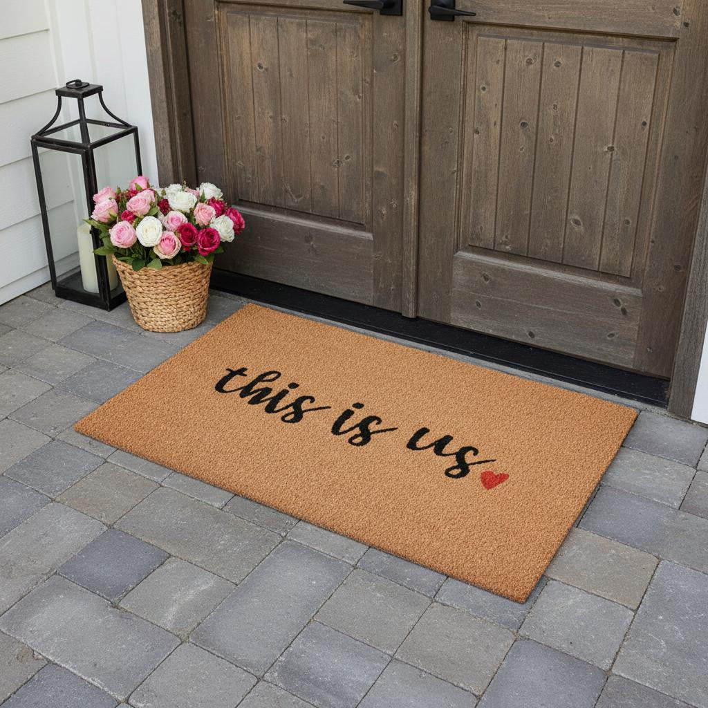 30 X 48 Brown And Black This is Us Outdoor Coir Door Mat