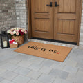36 X 72 Brown And Black This is Us Outdoor Coir Door Mat