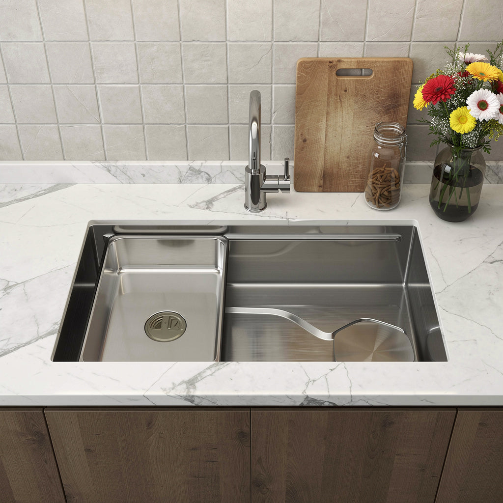 9 X 30 Silver Stainless Steel Undermount Kitchen Sink