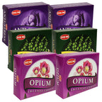 Opium Cannabis Anti Incense Cones & Holder Bundle Variety Pack From Hem Trumiri Insense Insence