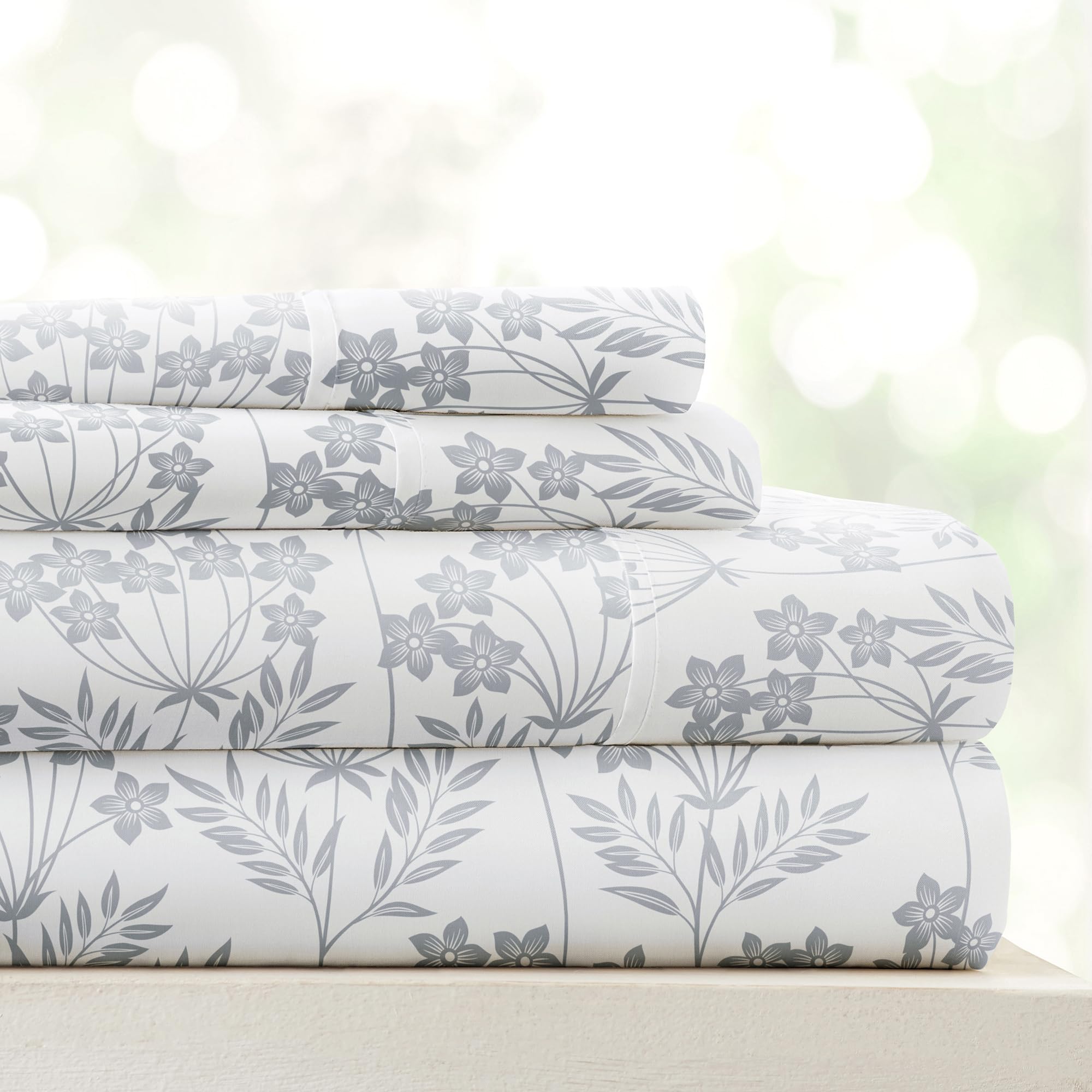 Linen Market 3 Piece Twin Bedding Sheet Set (Light Blue Floral) - Sleep Better Than Ever With These Ultra-Soft & Cooling Bed She