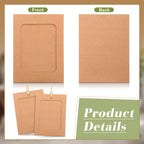Janlaugh 100 Pcs Paper Picture Frames For 4 X 6 Inch Paper Photo Frames With 100 Clips And 10 Strings Kit Diy Cardboard Photo Ha
