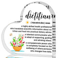 ZsaTuiy Dietitian Gift for Women Men,Inspirational Gifts for Women,Thank You Gifts for Dietitian,Heart Shaped Acrylic Desk Decor