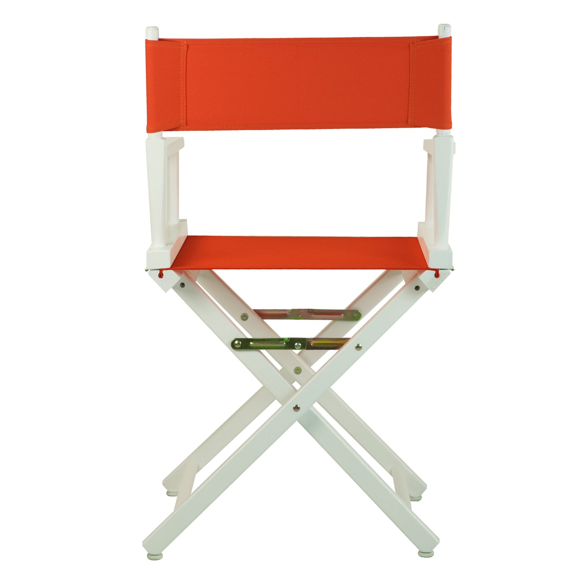 Casual Home 18&quot; Director'S Chair White Frame With Orange Canvas