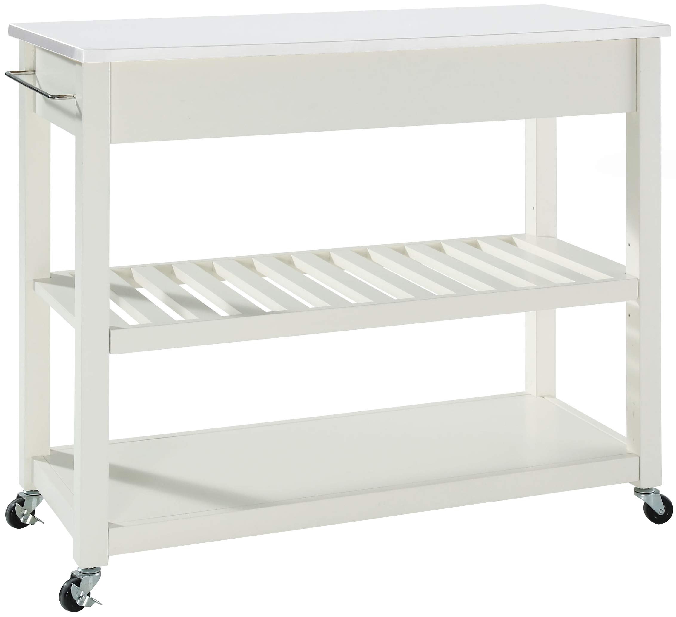 Crosley Furniture Stone Top Kitchen Prep Rolling Cart - Thumbnail 2