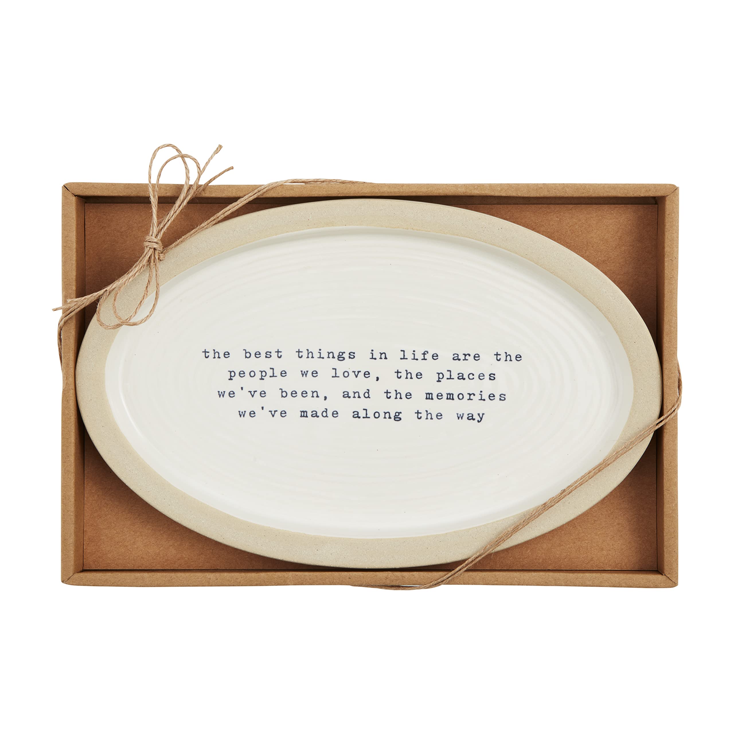 Mud Pie Farm Sentiment Plate, 6 1/2'' x 11'', Best