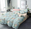 Mehar Home Super Soft Glace Cotton Ac Comforter King Size Double Bed Ii Duvet/Dohar/Blanket For All Weather/Seasons_Pista (Comfo