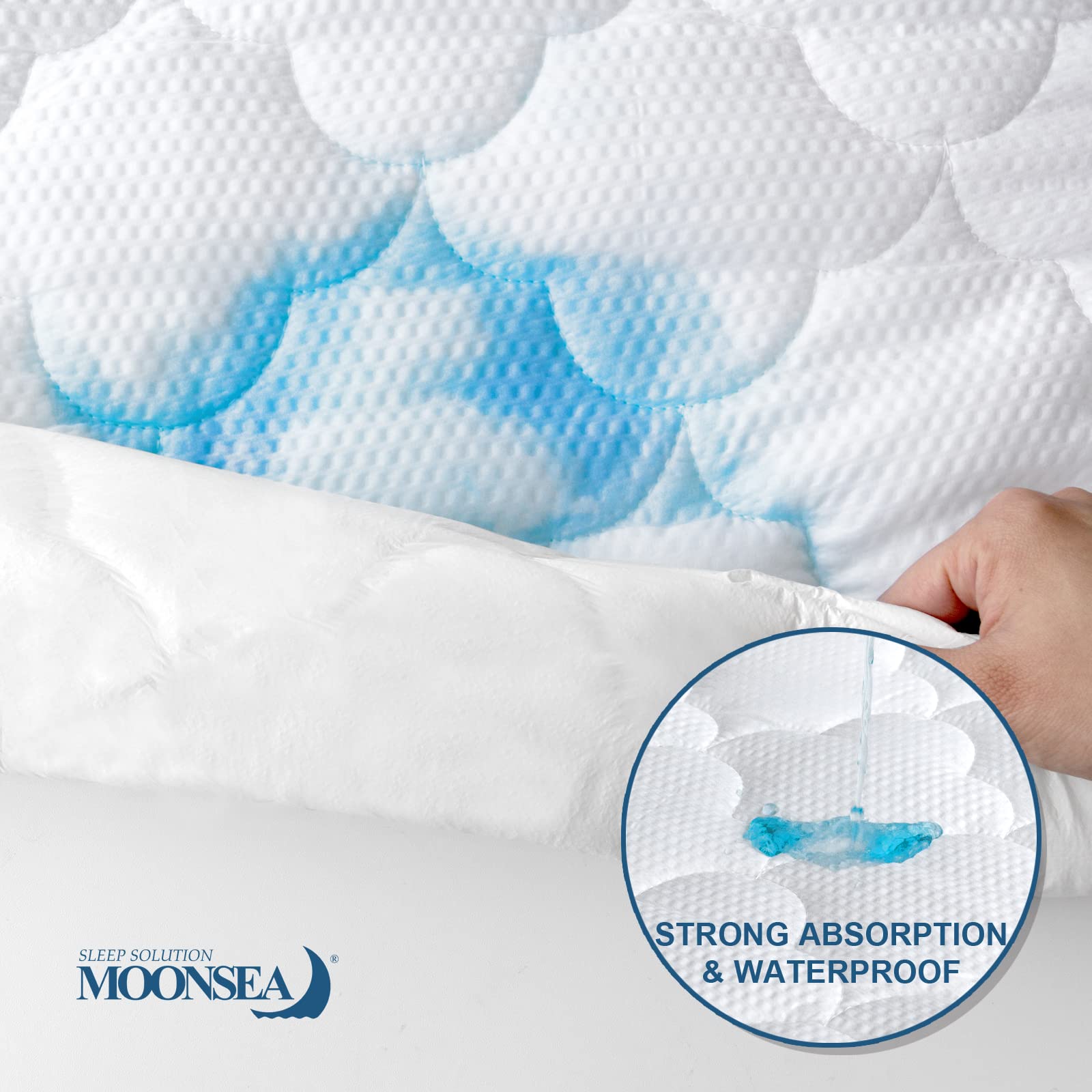 Kids Travel Air Mattress Pad Cover Protector Waterproof, Compatible With Intex Kidz Inflatable Raised Frame Camping Air Mattress