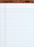 Tops 902285 The Legal Pad Notepad 8.5-Inch X 11.75-Inch Wide Ruled White