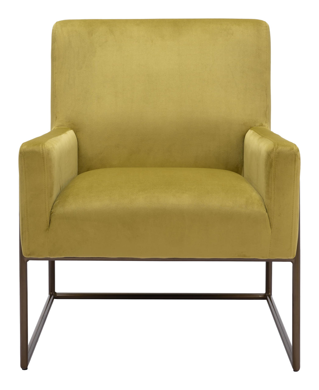 Zuo New York Accent Chair Olive Green