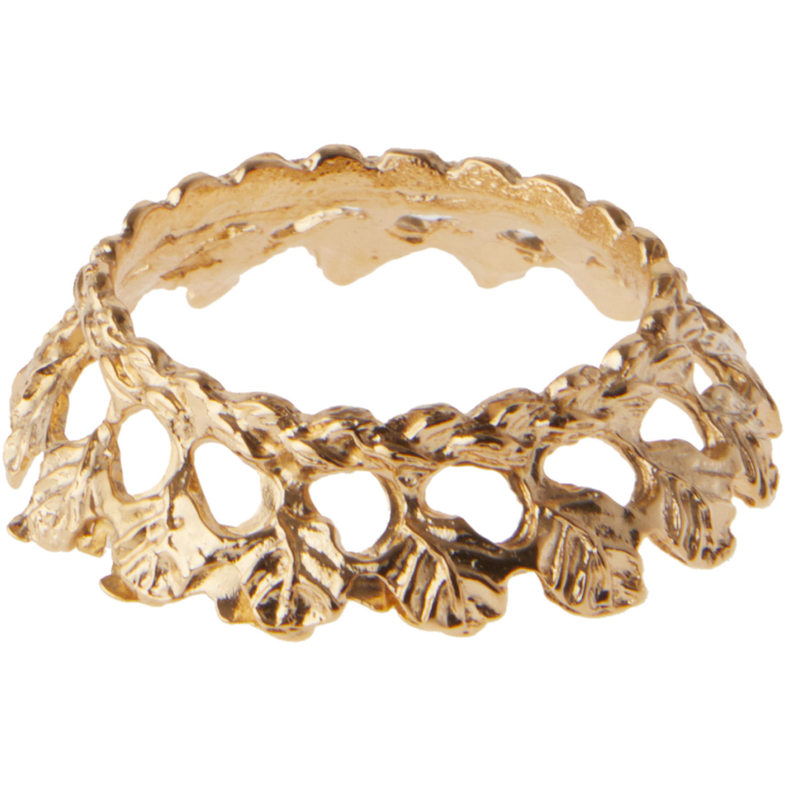 Bard's Gold-toned Egg Stand/Holder -Leaf Motif, 1.125'' diameter