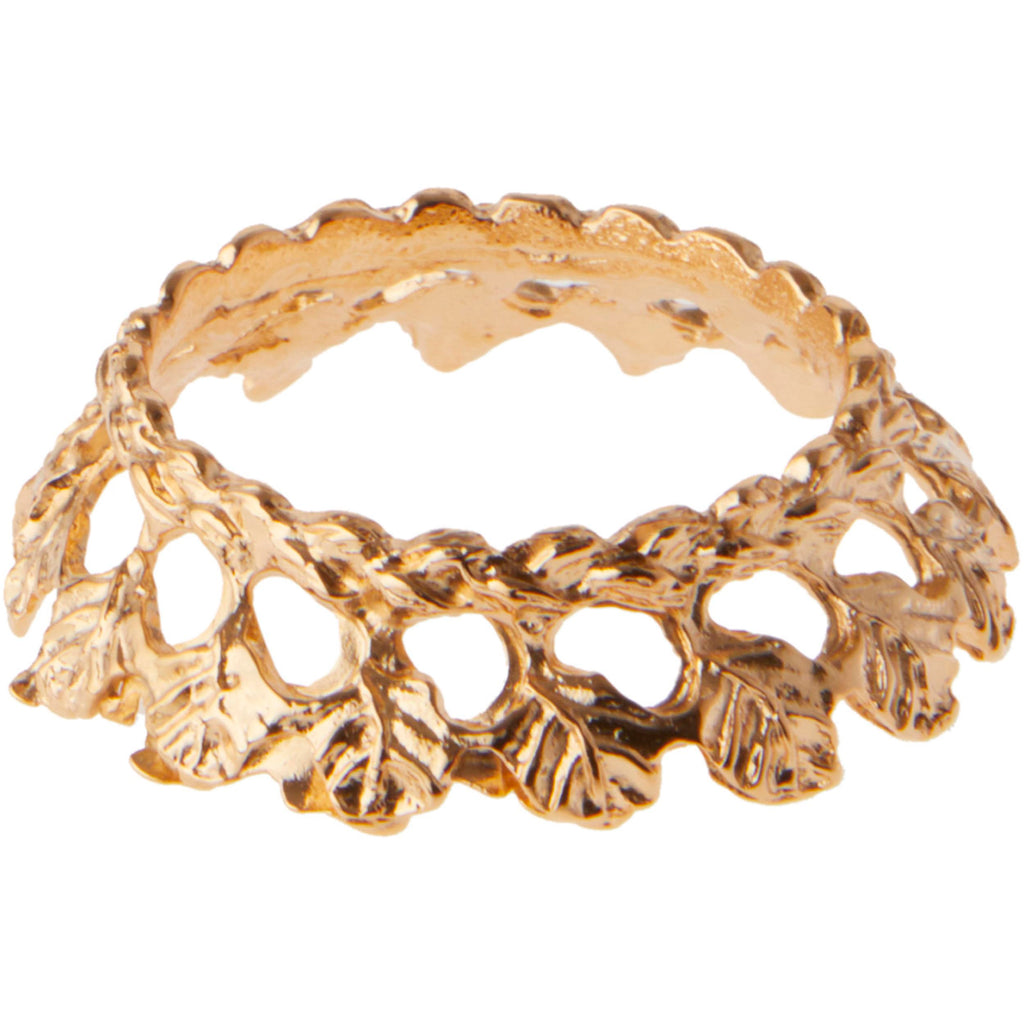 Bard's Gold-toned Egg Stand/Holder -Leaf Motif, 1.125'' diameter