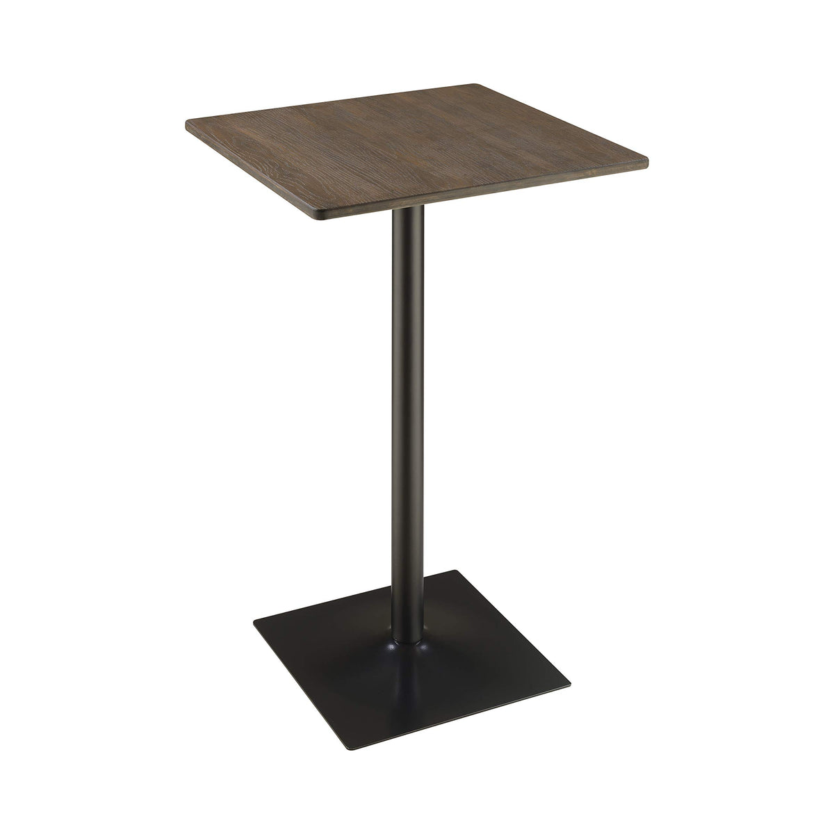 Coaster Bar Table Dark Elm / Matte Black 100730