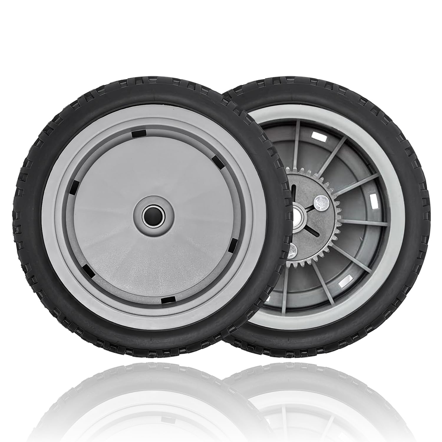 2Pcs Lawn Mower Rear Wheel For Toro Super Recyclers 107-3709 8 Inch Wheel