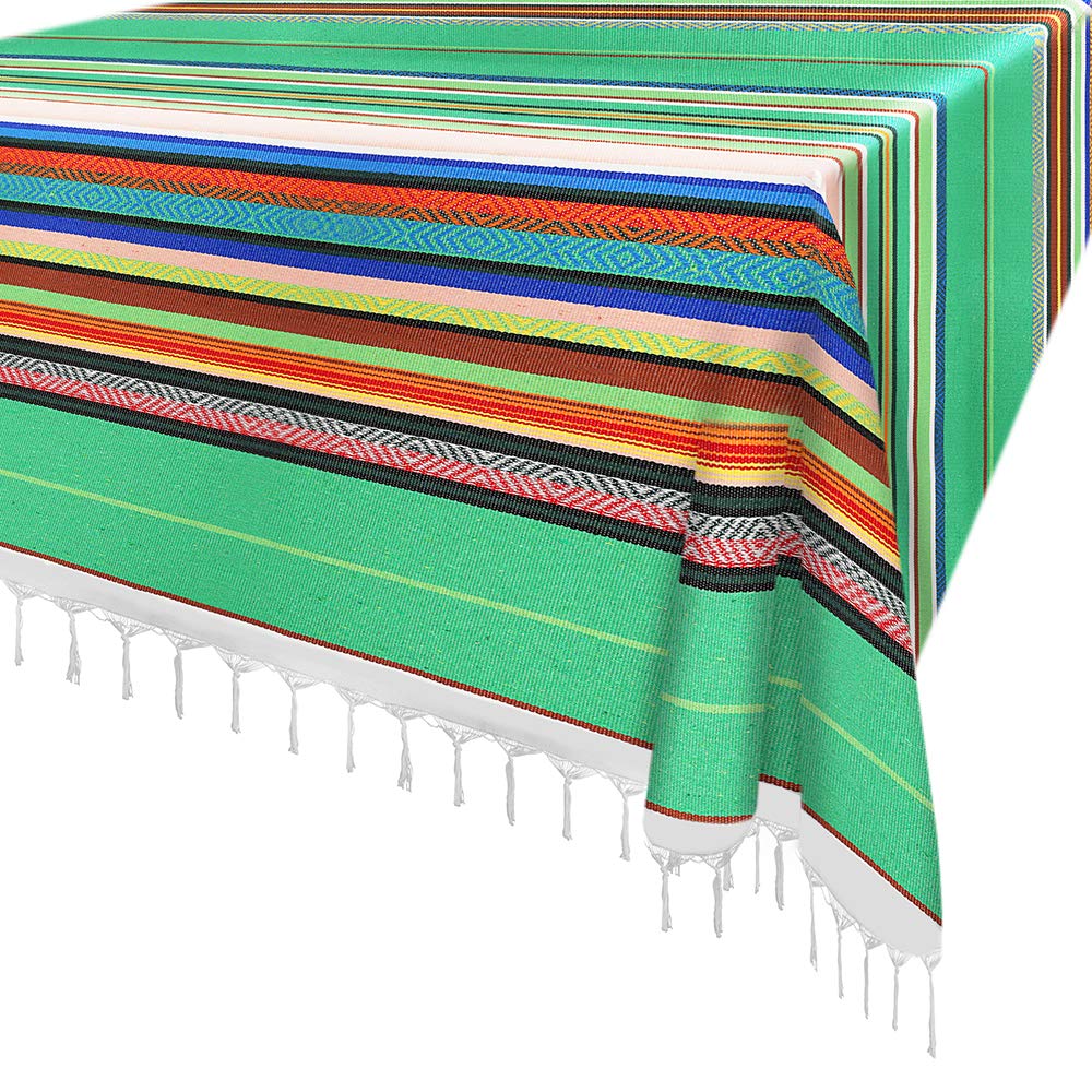 84 X 59 Inch Mexican Serape Blanket Bay Window Blanket, Mexican Tablecloth Serape Tatami Blanket Bed Blanket Table Cover Tapestr