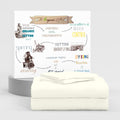 Supreme Elegance Organic Cotton Bed Sheets Full, 100% Cotton Light Ivory Full Size Sheets Set, Deep Pockets Percale Sheets, Cool