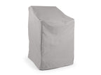 Covermates Bar Chair Covers - Heavy-Duty Polyester, Weather Resistant, Drawcord Hem, Seating And Chair Covers, 26W X 28D X 48H, Ripstop Grey