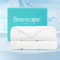 Bedsure Breescape Cooling Comforter Queen Size, Double-Sided Cool Tech Comforter, Soft Cooling Comforter for Hot Sleepers,Q-Max>