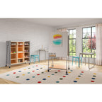 Safco Products 6604BU Steel Stool, 18", Blue