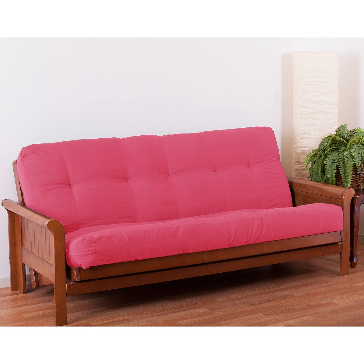 Blazing Needles Renewal 8&quot; Twill Futon Mattress, Full, Bery Berry