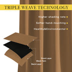 Nicetown Blackout Curtains 108 Inches Length - Grommet Thermal Insulated Window Treatments Solid Panels For Living Room/Bedroom,