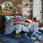 Franco Transformers Battle In Brooklyn Optimus Prime Kids Super Soft Comforter And Sheet Set With Sham, 5 Piece Full Size, (Offi