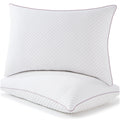 Olaftin Pillows Queen Size Set Of 2 Cooling Shredded Memory Foam Pillows For Bed