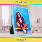 Icona Bay 11X14 Picture Frame, Pastel Blue Solid Wood Scandinavian Style Frame For Photo, Pizzazz Collection