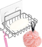 Orimade 4.72 X 2.75 Inches (12 X 7 Cm) Transparent Adhesive For Bathroom Shelf, Soap Dish Holder And Kitchen Sink Caddy[4 Pack]