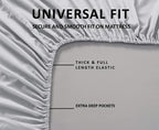 6 Piece Extra Deep Pocket Cal King Size Sheet Set 600 Thread Count Egyptian Cotton Sheets Cal King Size Hotel Luxury Collection