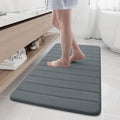 Buganda Memory Foam Bath Mat Rug, 47 x 24, Ultra Soft and Non-Slip Bathroom Rugs, Water Absorbent and Machine Washable Bath Rug 