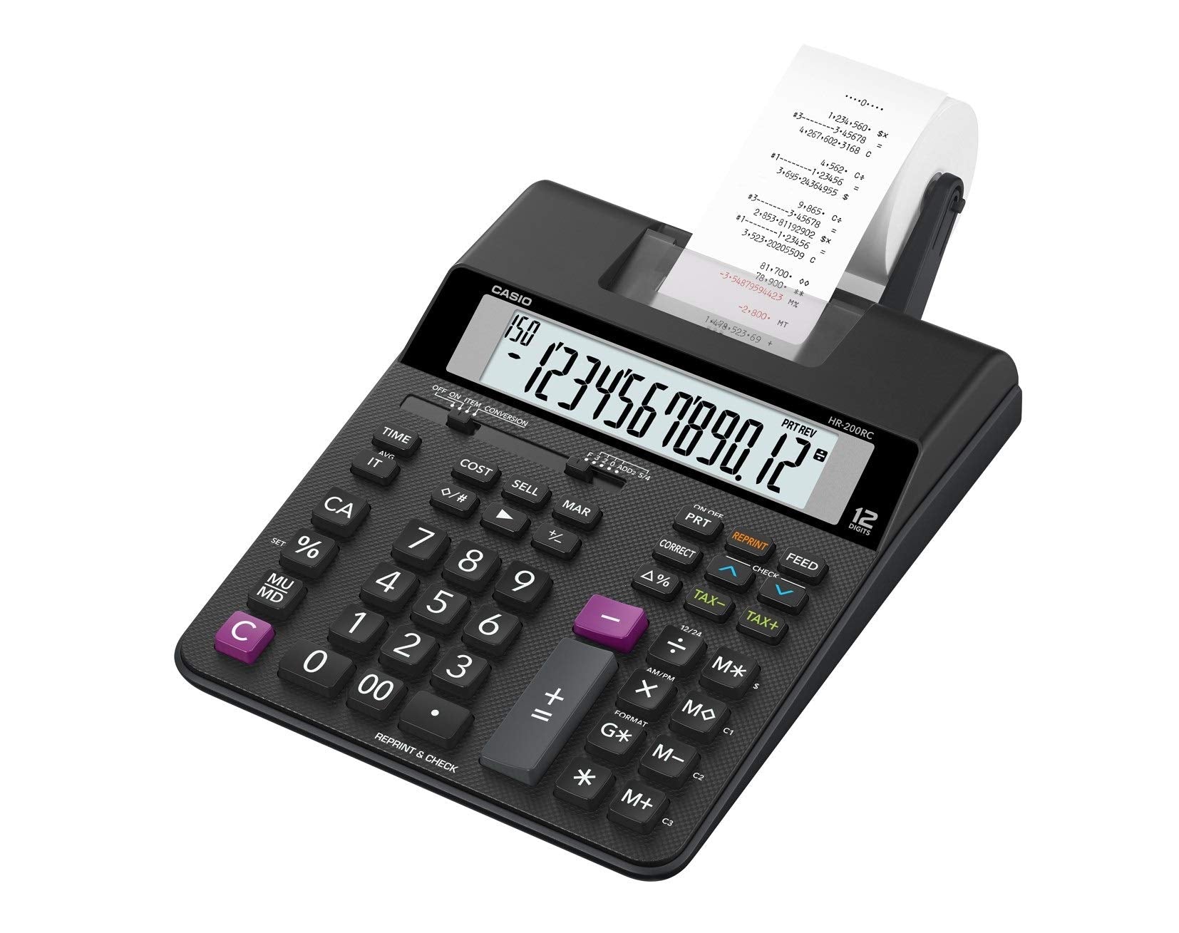 Casio Hr-200Rc Printing Calculator