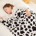 HOSUKKO Weighted Blanket - 5 lbs Cow Pattern Heavy Blanket - Breathable Blanket(36 * 48 inches, 5 lbs)