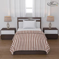 Status All Season Multipurpose Polar Fleece/Summer AC Blanket/Single Bed Blanket/Light Weight Blanket (Dark Brown)