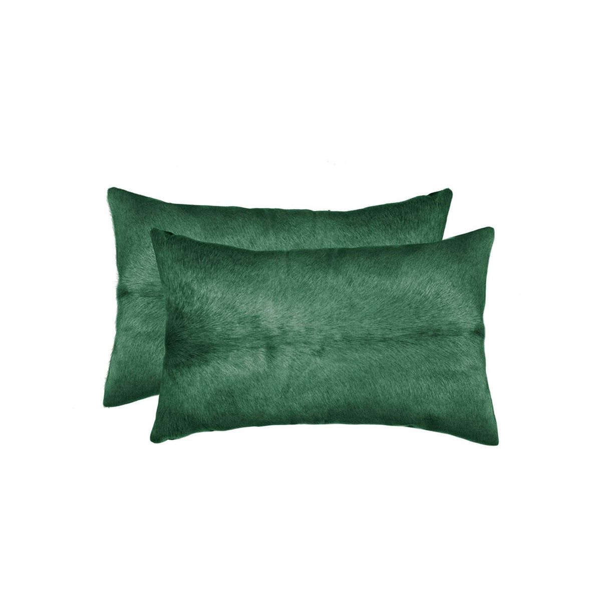 HomeRoots Decor 12' X 20' X 5' Verde 2 Pack Cowhide Pillow