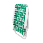 Lawn Chair Usa Green And White Stripe Beach Chair - Lightweight, Durable, And Perfect For Beach Lounging
