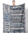 Hocgiwd Son Gifts Blanket, Gifts For Son, Son Gifts From Mom, Birthday Gifts For Son Throw Blankets, Son Birthday Gifts, Gifts F
