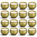 qinxiang Scented Candles Gifts Set,16 Pack Natural Soy Wax Travel Tin Jar Candles for 2.5 OZ Aromatherapy Candles for Family Gat
