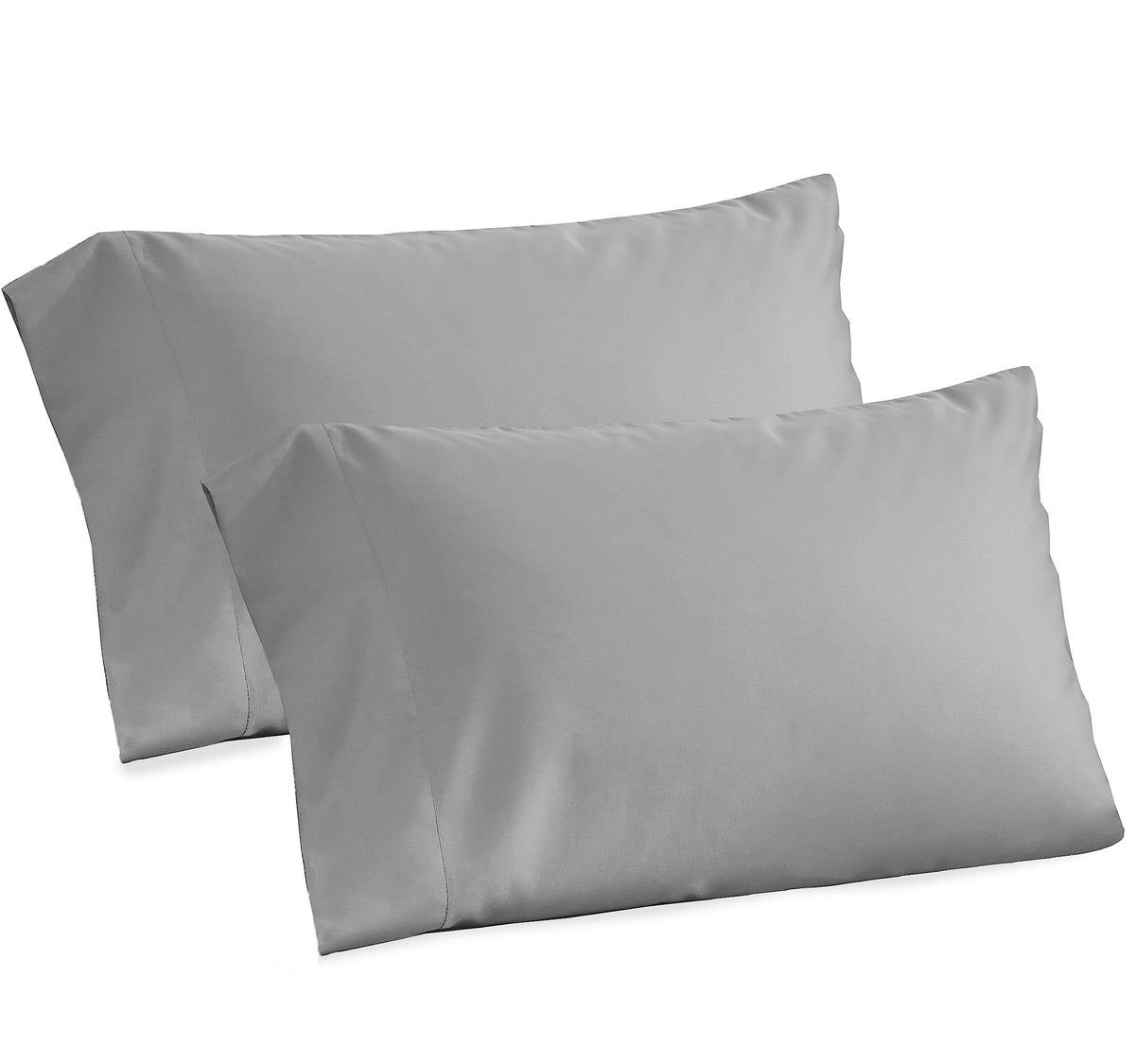 California Design Den Soft & Silky 500 Thread Count 100% Cotton Is Cool & Smooth, Set Of 2 Standard Pillowcases Fits Standard &