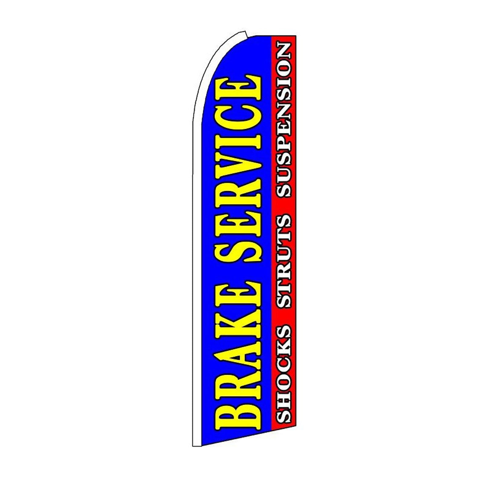 Neoplex - 'Brake Service' Swooper Feather Business Flag