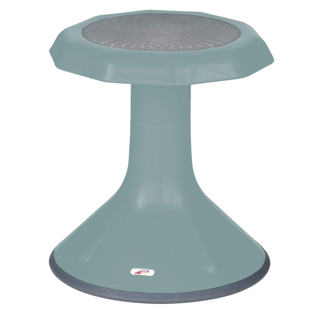 Ecr4Kids Ace Active Core Engagement Wobble Stool, 15-Inch Seat Height, Flexible Seating, Seafoam