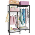 Ulif F1 Garment Rack for Kids, Baby, Students, and Childrens Room, 4 Tiers Freestanding and Portable Heavy Duty Closets, Small 