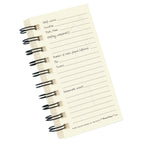 Write it Down Golfing Guided Journal, Mini 3"x5.5", Kraft Brown, Model M-JU-05, Made in USA, Perfect for Golfers