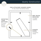 Mcs Master & Co. Foundry Metal Gallery Wall Frame, Black, 8 X 10 In Matted To 4 X 6 In