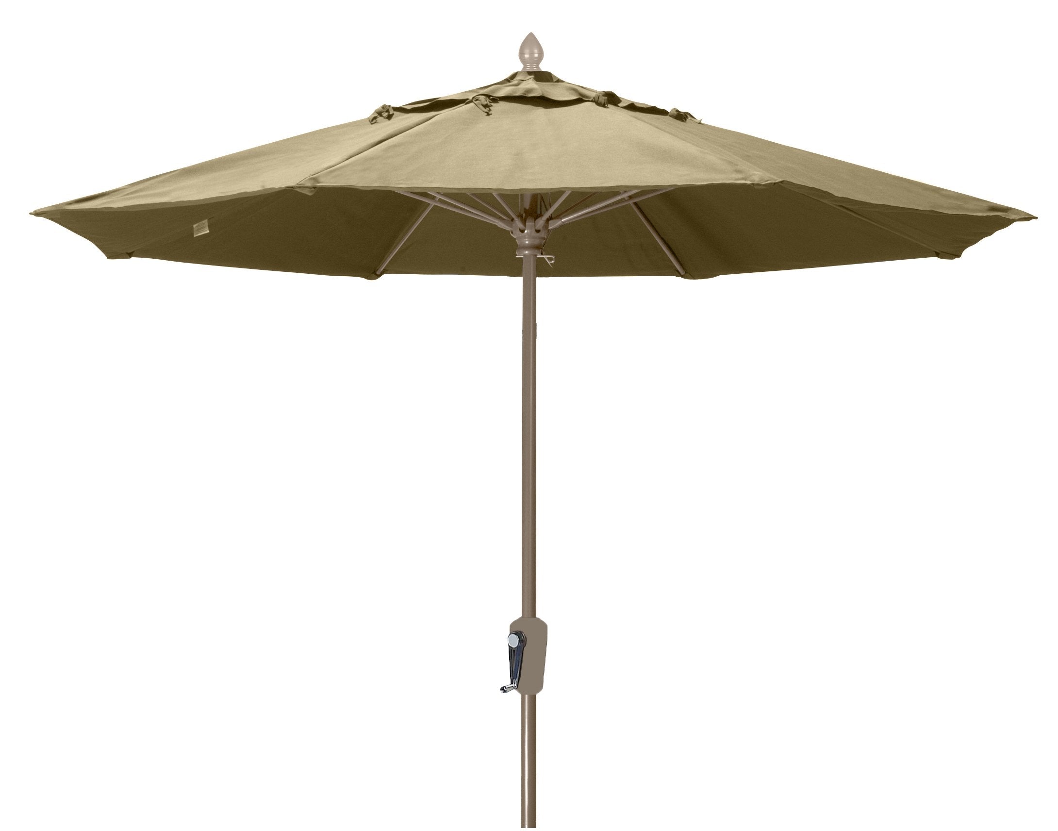 Fiberbuilt Umbrellas 7Mcrcb-8600 Market Umbrella, 7.5' Marine Grade Canopy, Antique Beige